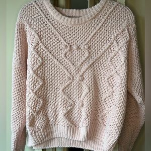 Super Soft Light Pink Women's Sweater Size Medium